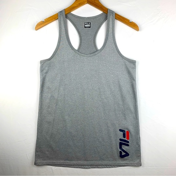 Fila Grey Racerback Tank Top - Picture 2 of 11